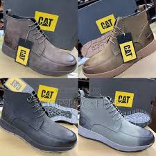 CAT Men Leather Boots Image 5